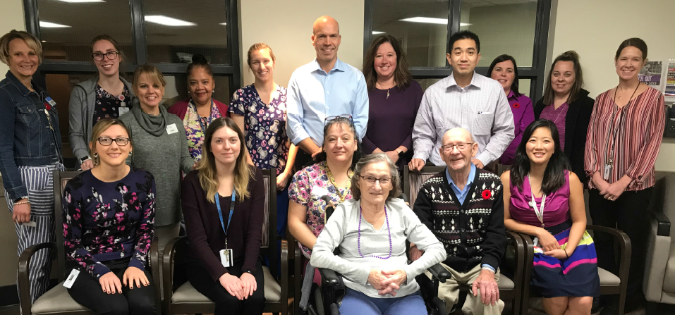 hip Back Row standing Left to Right: Christine Waite, Katie Warmington, Tammy Rice, Marcelina Almario, Dallas
Miller, Rob Mackenzie, Lesa Duckworth, Endocrine Resident, Erin Watson, Michelle Campbell, Cheryl MacDonald.
Front Row Sitting Left to Right: Christine White, Emily VanBommel, Tammy Quaite, Mrs. Fournier, Mr. Fournier,
Dr. Jenny Thain